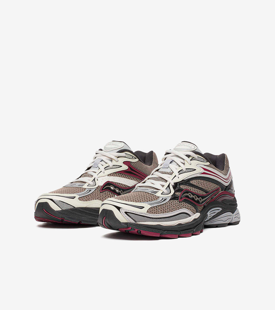 Saucony ProGrid Omni 9 Tomorrow, Meet Yesterday Pack Tan Maroon 3